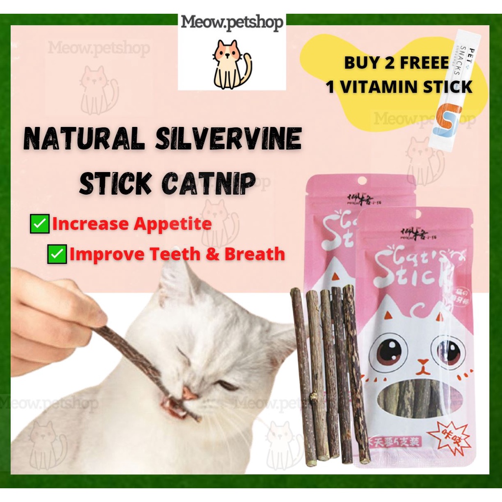 Cat Molar Stick Dental Molar Kucing Gigi Bersih Teeth Cleaning Cat Mint