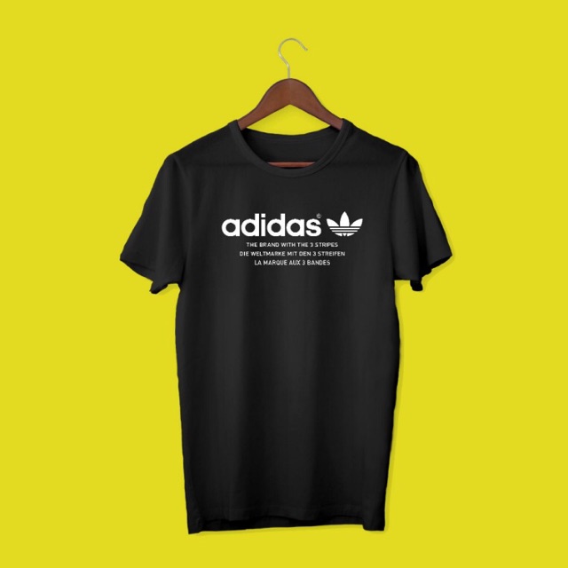 adidas t shirt the brand with 3 stripes