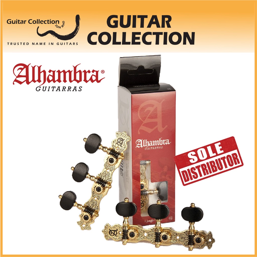 Alhambra Golden Classical Guitar Machine Head 3 9489 (Set) Shopee