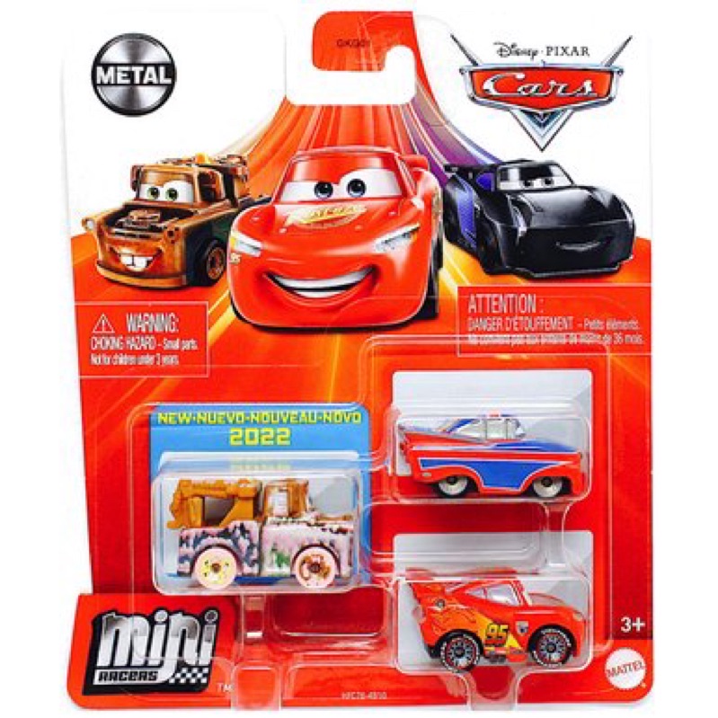 [Ready Stock] Disney Pixar Cars Mattel Mini Racers 3 Pack 2022 Soapy ...