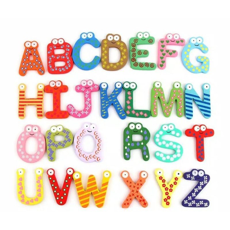 Alphabet Magnet Refrigerator Magnetic Alphabet Magnets Fridge Magnets Shopee Malaysia