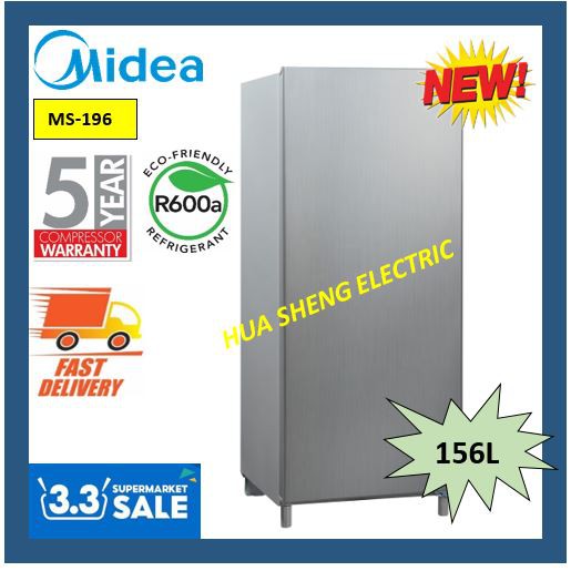 Ready Stock Midea Single Door Refrigerator Ms 196 156l Shopee Malaysia