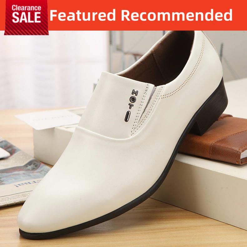 Ready Stock Kasut Kahwin Lelaki Kasut Hitam Lelaki Kasut Kerja Lelaki Kasut Formal Lelaki British Pointed Shoes Lelaki Pakaian Perniagaan Kasut Korea Black Set Kaki Kasut Summer Versi Eropah Trend Kasut Kecil