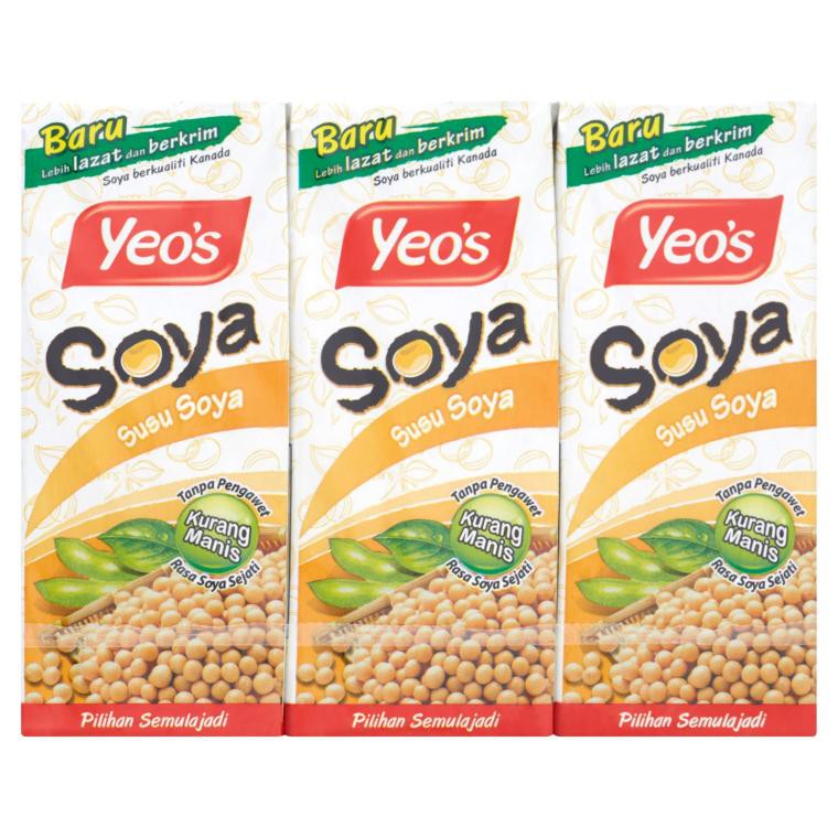 Yeo S Soy Bean Milk Air Minuma Kotak Soya 6 X 250ml Shopee Malaysia