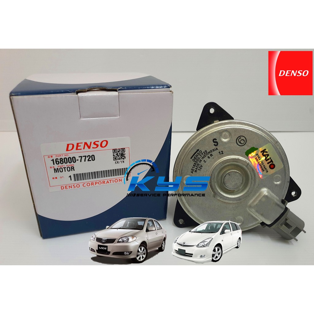 DENSO RADIATOR FAN MOTOR TOYOTA VIOS NCP42,WISH 1.8/2.0 PROTON BLM