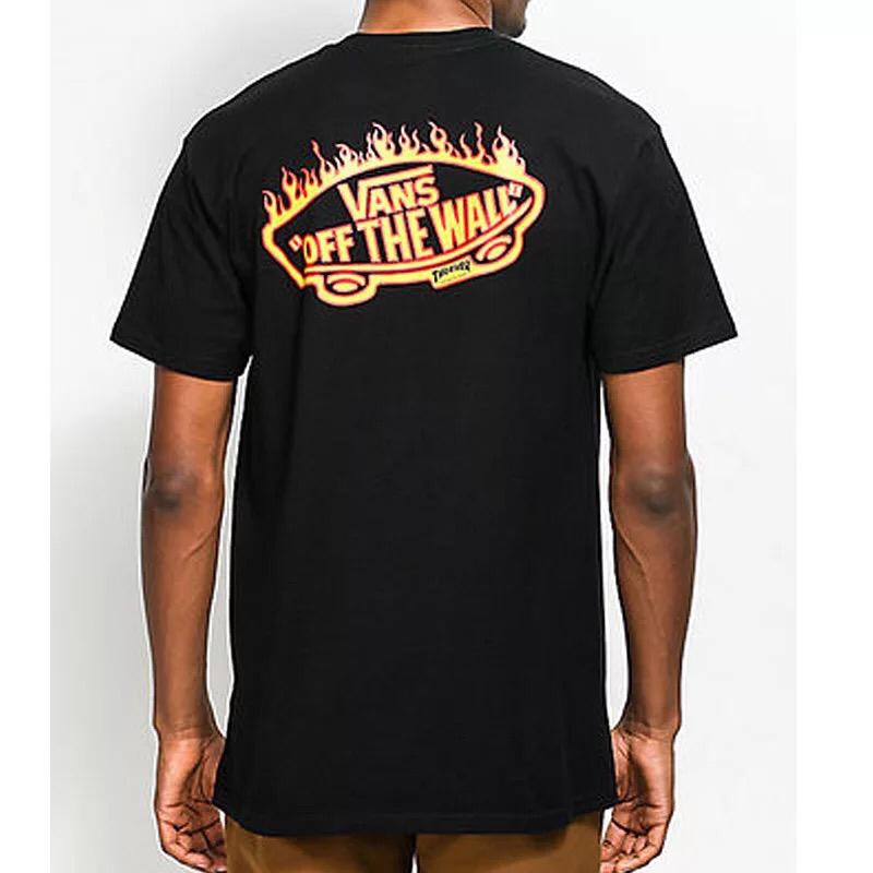 thrasher x vans t shirt