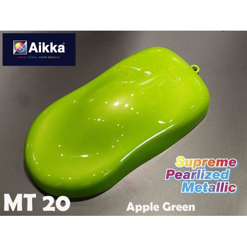 Aikka Mt20 Apple Green Supreme Pearlized Metallic 2k Car Paint Seetracker Malaysia - Metallic Green Car Paint Colors
