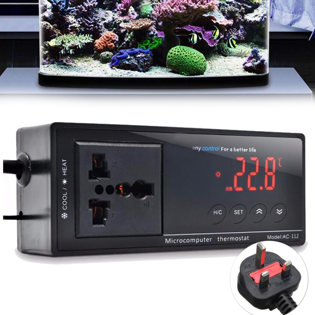 Digital Reptile Aquarium Thermostat Heat Mat Temp Control