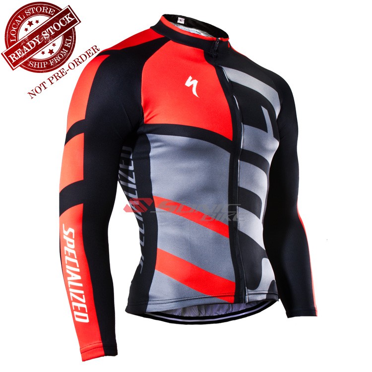 specialized long sleeve cycling jersey