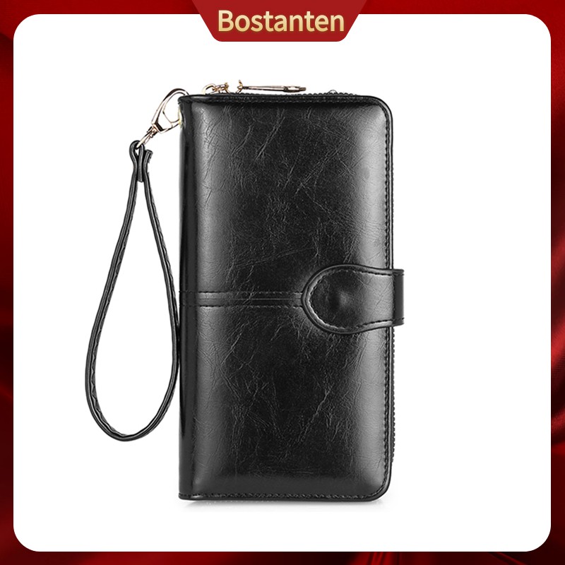  Bostanten  Wallet Woman Long Purse for Women Purse Zip 