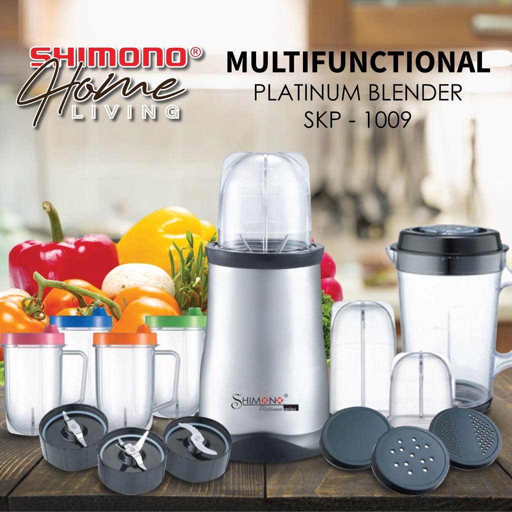 Shimono Multifunctional Food Processor BLENDER ( ModelSKP 1009 ) Shopee Malaysia