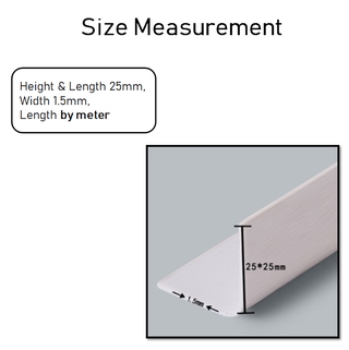 2MALL PVC Vinyl Floor Stair L Shape Bar Side Skirting 25mm x 25mm Stair ...