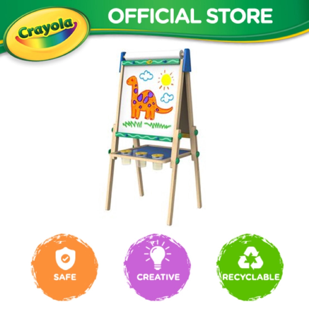 crayola kids wooden art easel