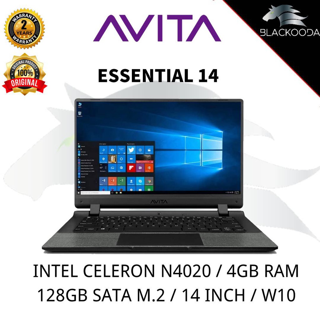 AVITA ESSENTIAL 14 LAPTOP (INTEL CELERON N4020 / 4GB / 128GB SSD / W10