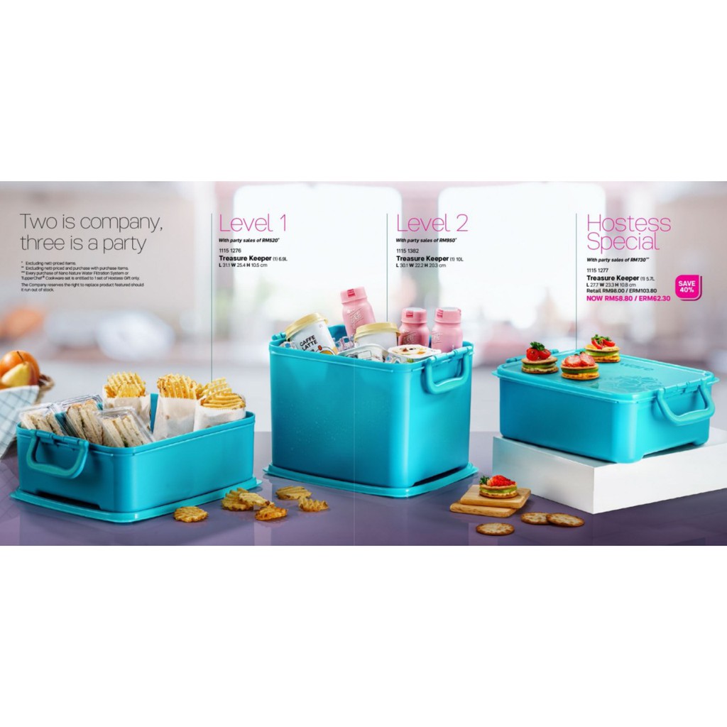 Tupperware Treasure Keeper (Loose Set)