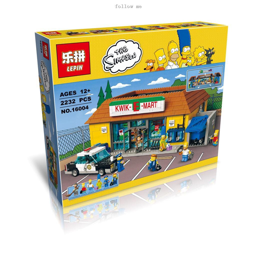 simpsons lego kwik e mart