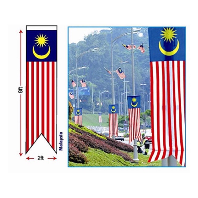 Bendera Malaysia 2x8 3x6 Shopee Malaysia