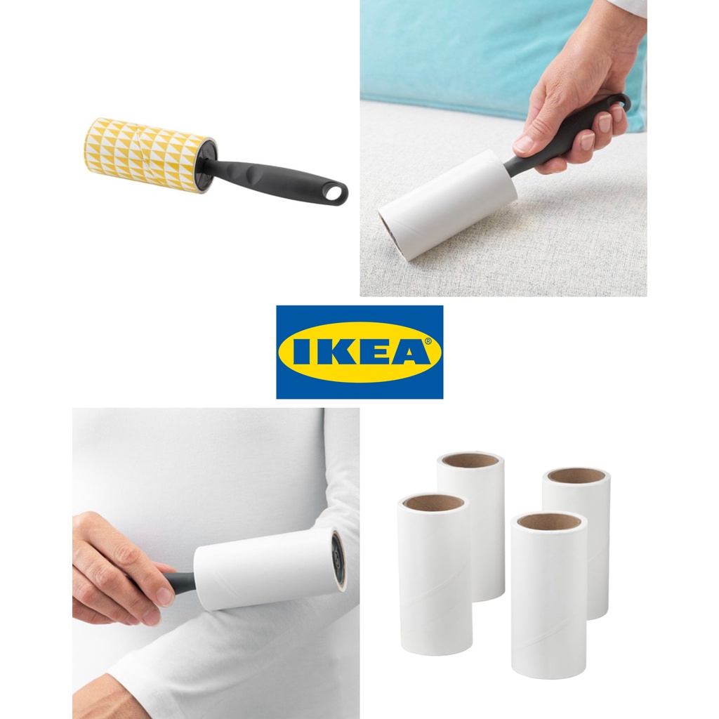 [READY STOCK] IKEA BASTIS LINT ROLLER AND LINT ROLLER REFILL GAM ROLLER