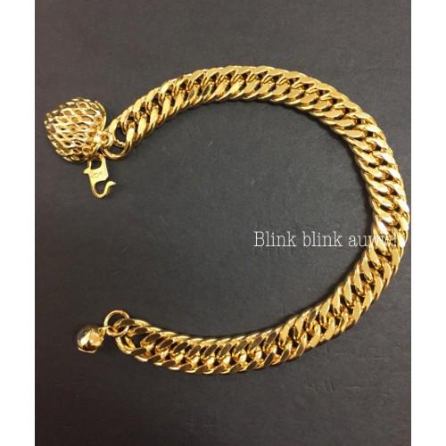  gelang  kikir love emas  korea cop 916 Shopee Malaysia