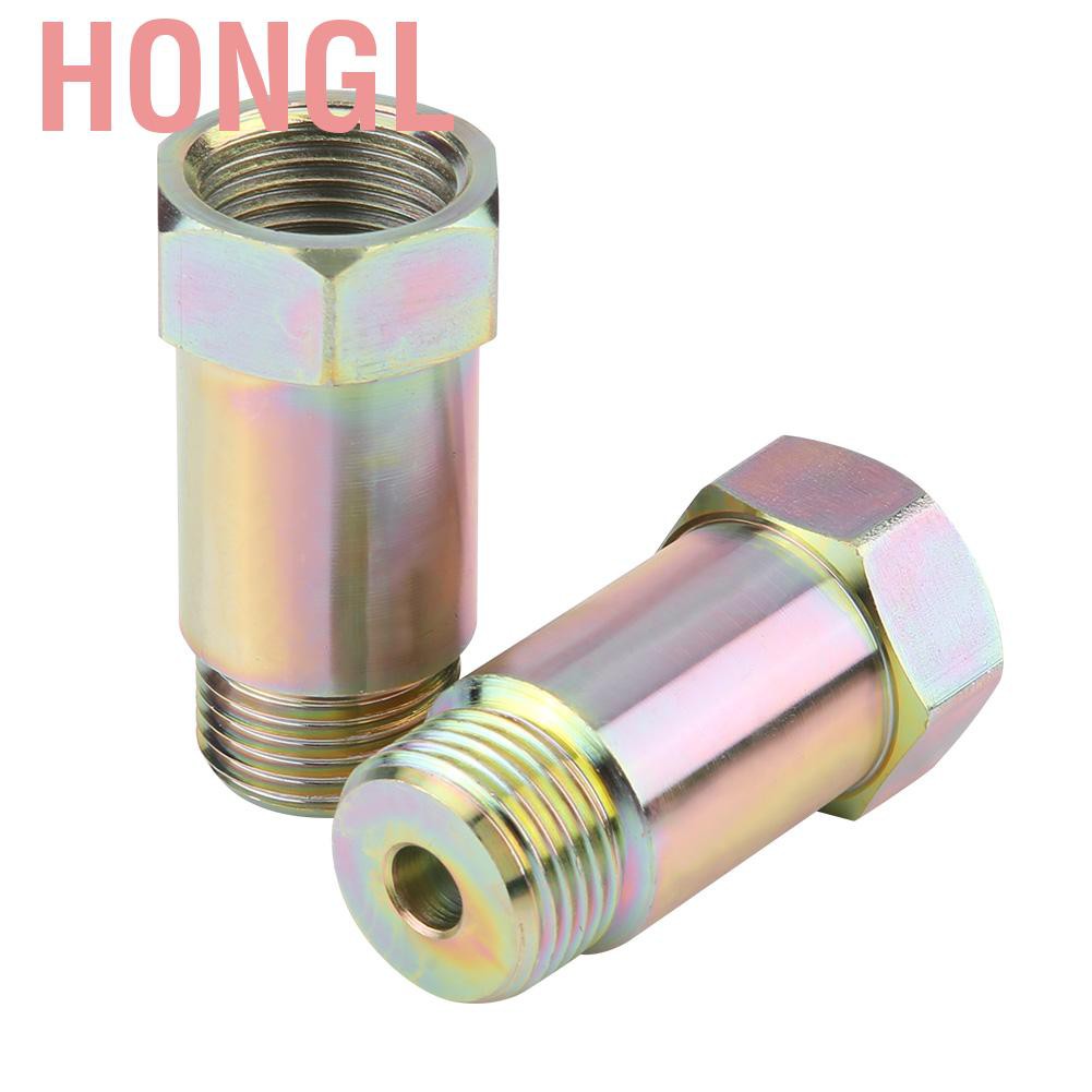 Purpose Multi Hongl 2Pcs 45mm M18*1.5 O2 Oxygen Sensor Extension Spacer Bungs Adapter Yellow Must - Image 2