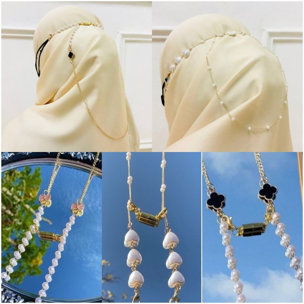 Hijab Mask Chain Mask Extender Mask Hanging Rope 2in1 Mask