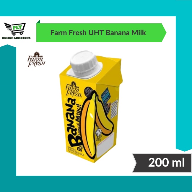 Banana milk farm fresh