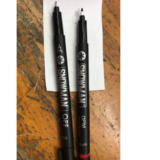 Snowman OHP Markers (Permanent Markers On Plastic) Shopee Malaysia
