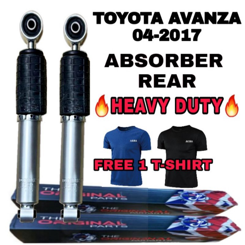 Kyb Rs Ultra Toyota Avanza 1 3 1 5 2004 2011 Rush F700 Absorber Rear 1set 2pcs Suspension Kayaba Shopee Malaysia