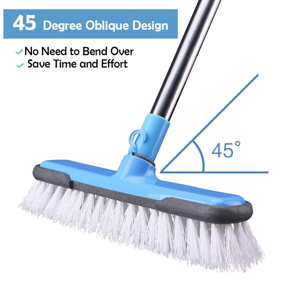 hard bristle scrub brush