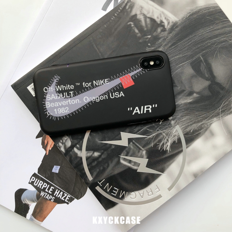 off white x nike phone case