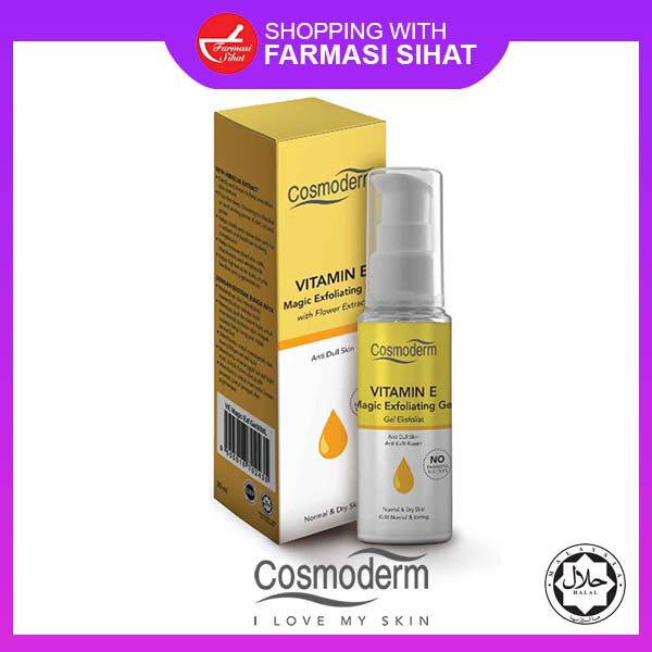 COSMODERM Vitamin E Magic Exfoliating Gel (30 ml) Shopee Malaysia