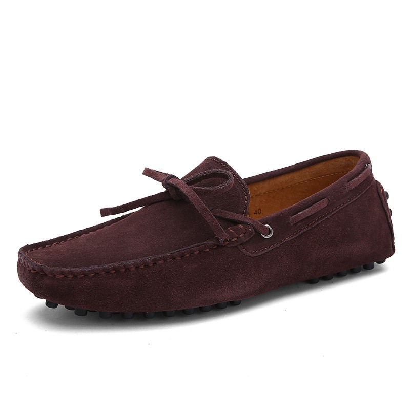 casual suede loafers