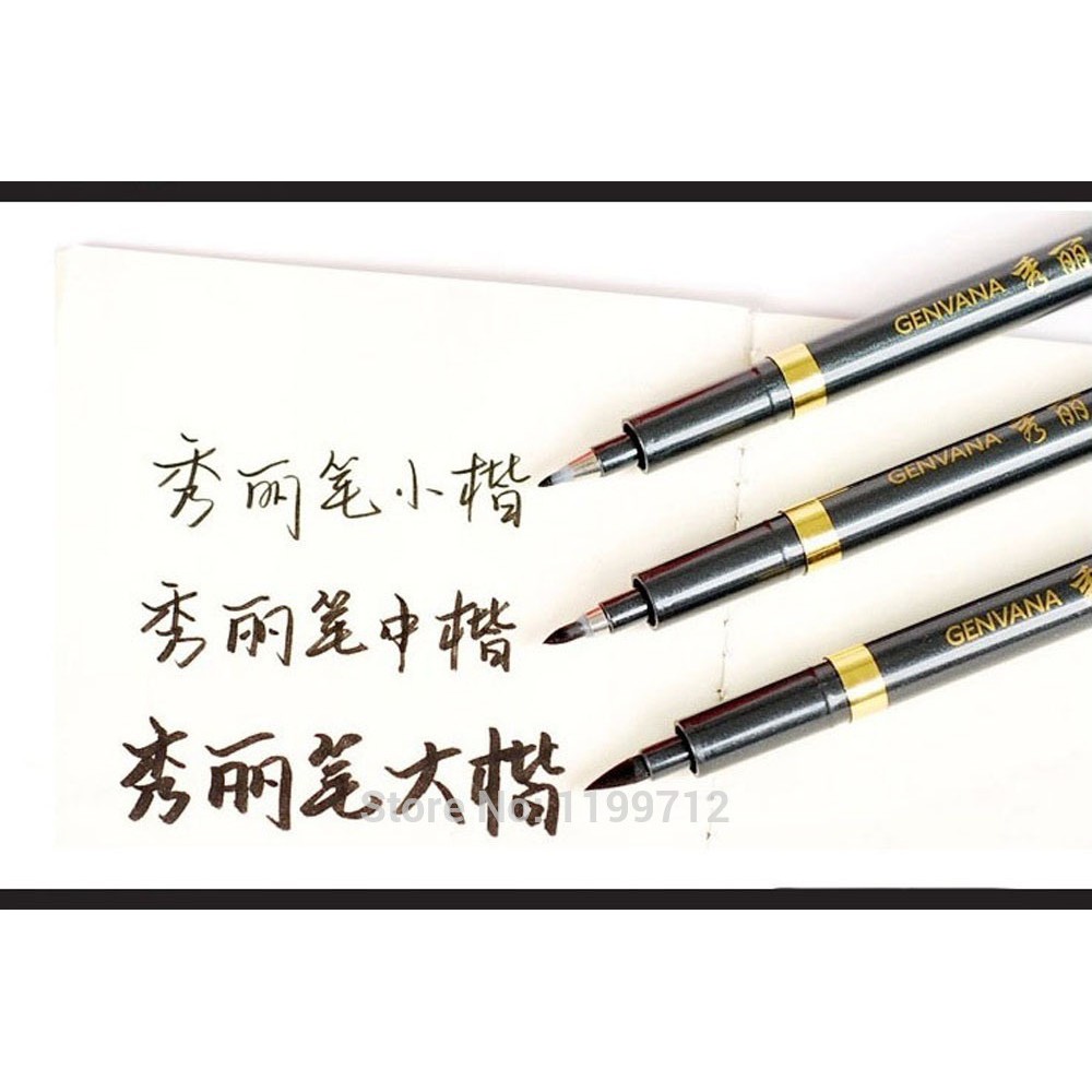 3 pcs//sizes Calligraphy Brush Set