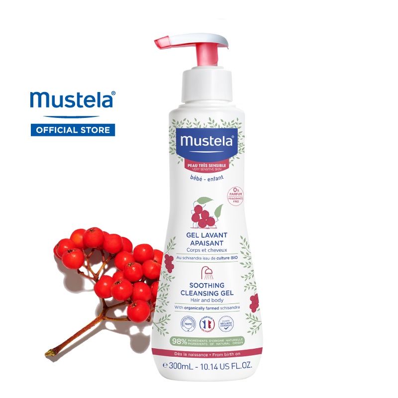 MUSTELA Soothing Cleansing Gel With Organically Farmed Schisandra for ...