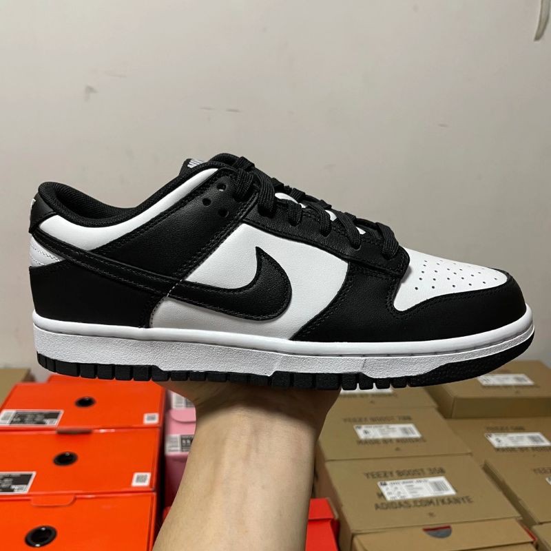 black nike dunk low panda