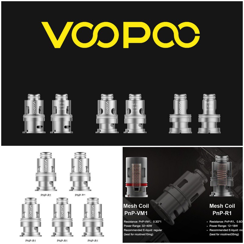 Ready Stock Original Voopoo Pnp Coil Vinci Vinci X Navi Drag X Drag S Occ 0 3 0 45 0 6 0 8 1 2 5pcs Per Pack Shopee Malaysia