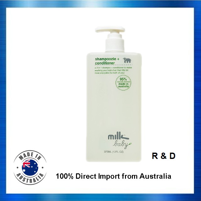Milk & Co Baby Shampoo and Conditioner Pump Pack 375ml (Made in