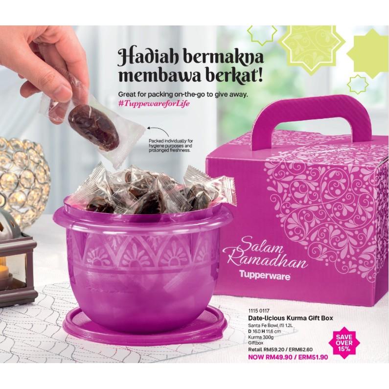 Tupperware : Kurma Gift Set (Ready Stock+ FREE RAYA PACKET)