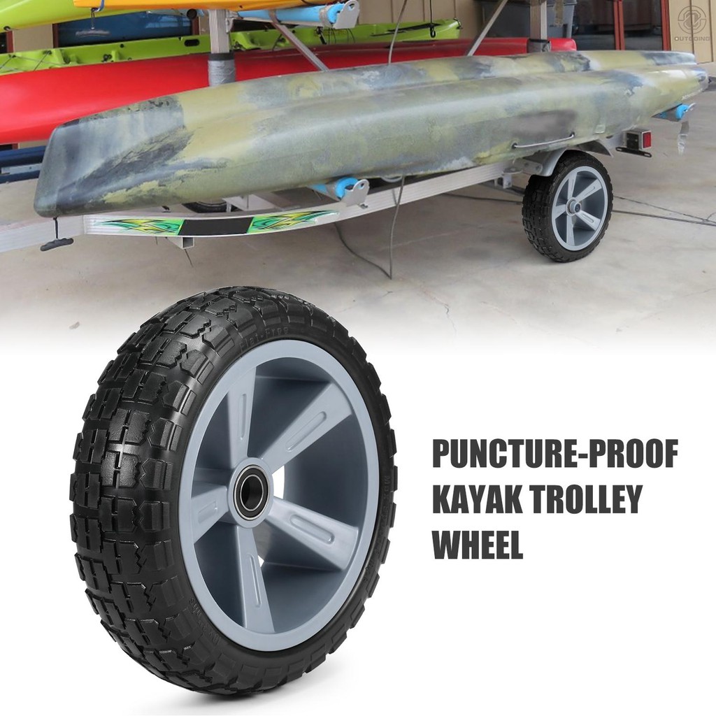 10" inch Pneumatic Wheels Replacement Tire Hand Truck Dolly Cart Wheel Kayak hub 