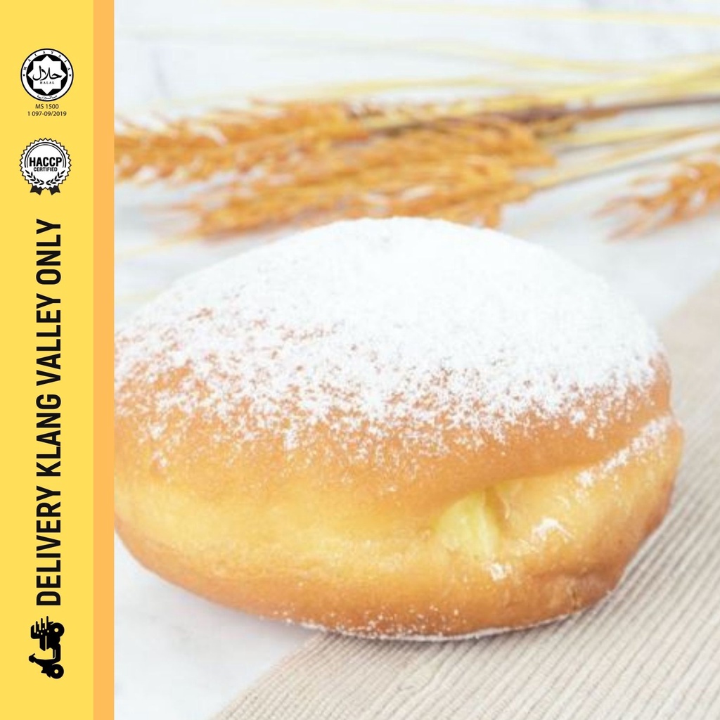 Tedboy [HALAL] Custard Donut (No additives, No preservatives, Natural