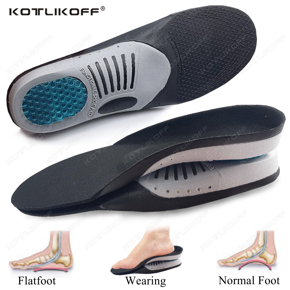 New Orthopedic Insoles Orthotics Flat Foot Health Sole Pad For Shoes ...