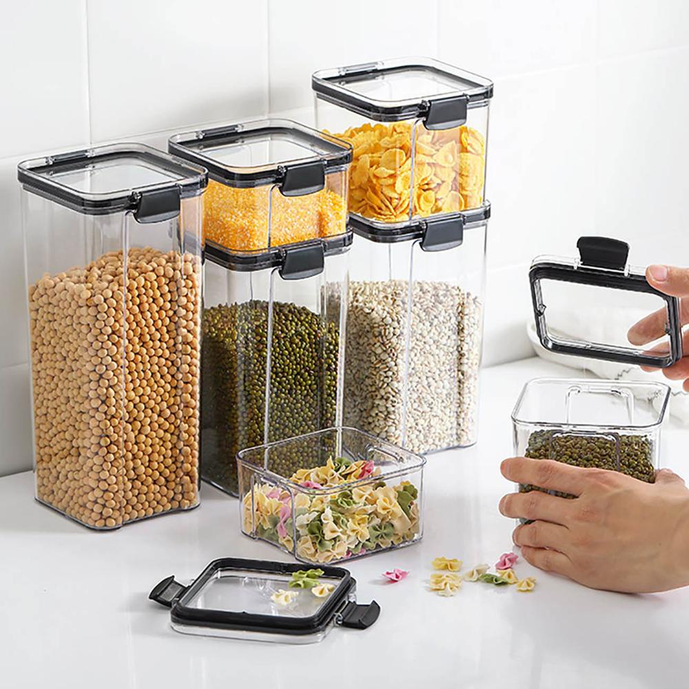 Food Storage Container Plastic Kitchen Refrigerator Noodle Box
