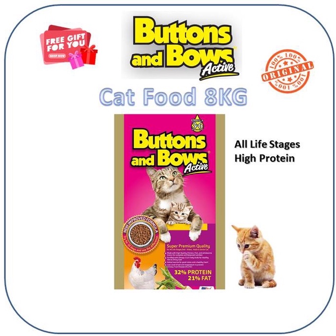 Button and bows cat food review