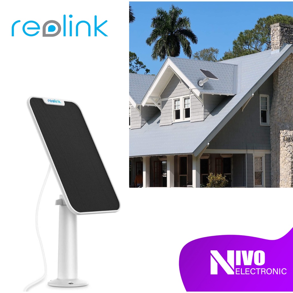Reolink Solar Panel (White) for Reolink Argus 2, Argus Pro, Argus PT