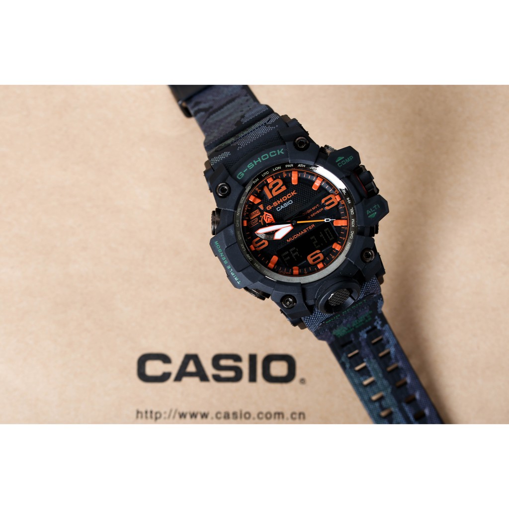 casio g shock mudmaster orange
