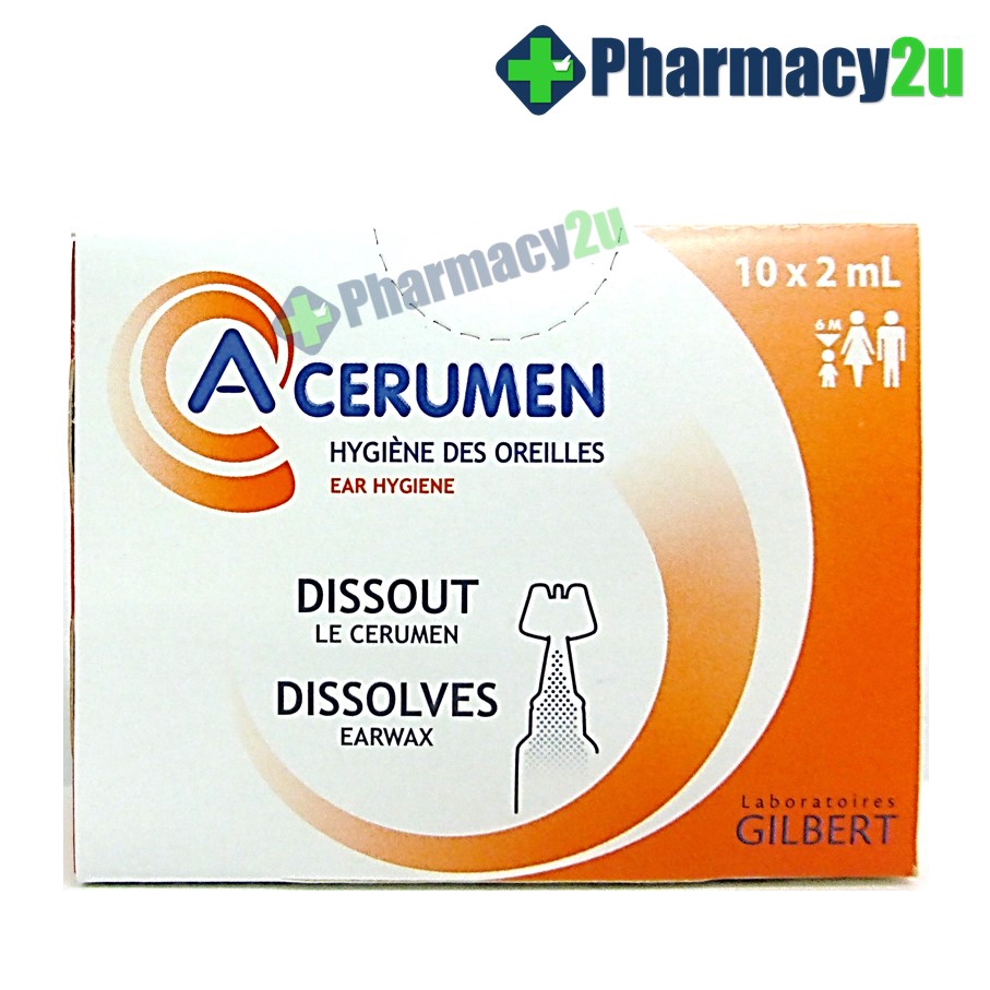 ACERUMEN EAR HYGIENE EARWAX REMOVER 10X2ML EXP04/2023 Shopee Malaysia