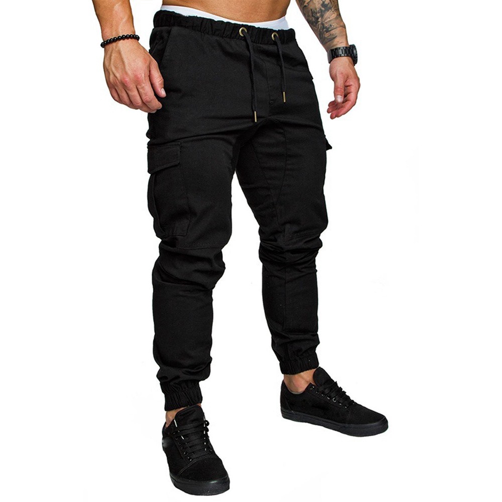 cuffed chino joggers