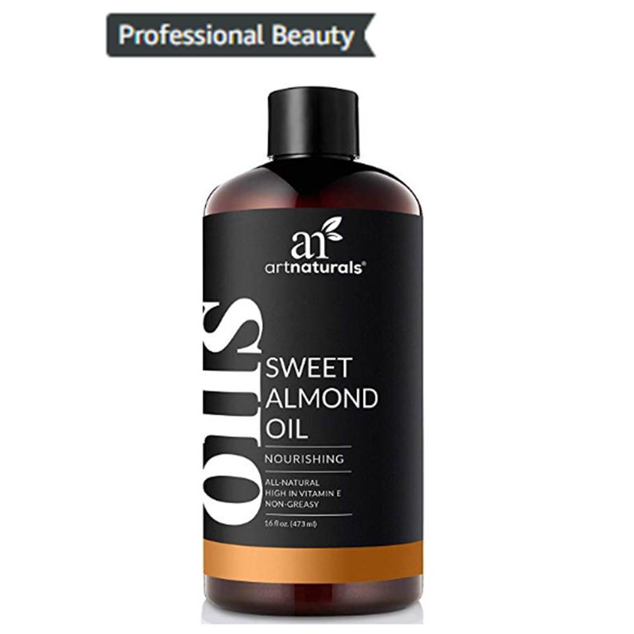 Artnaturals Premium Sweet Almond Oil 473ml For Hair Body