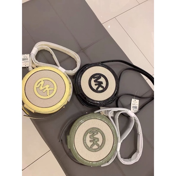 PREORDER) MICHAEL KORS - AIDY SMALL CANVAS AND CROCODILE EMBOSSED CANTEEN  CROSSBODY BAG 35T1GUWC0C | Shopee Malaysia