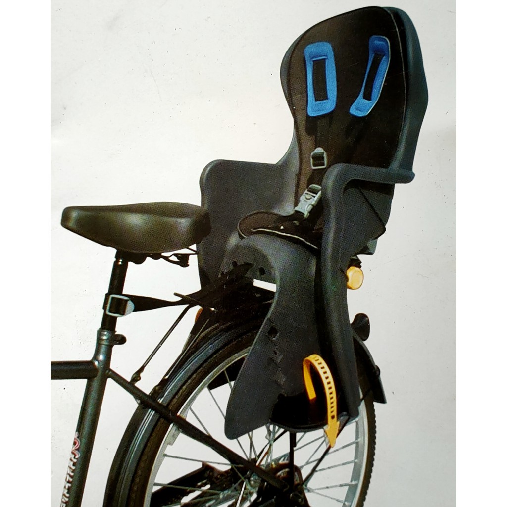 bicycle and baby carrier